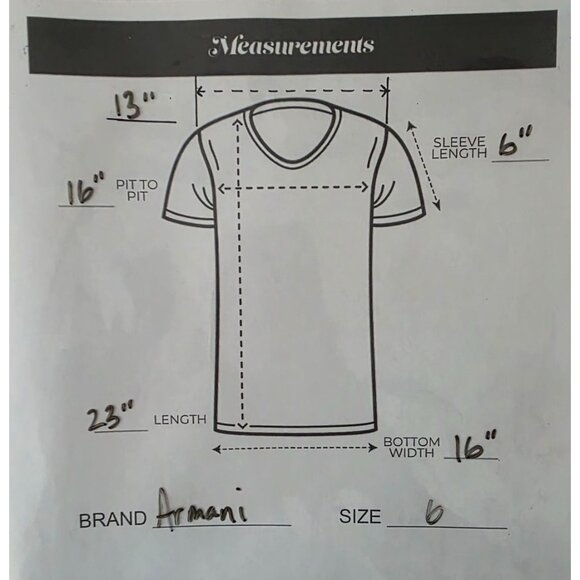 Armani Collezioni Deanna Spa Light Blue/Teal Short Sleeve Top Sz 6 Made In Italy - Picture 4 of 4